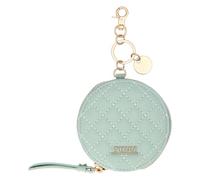 THUN - Porte-clés rond avec fermeture éclair, vert - métal - Collection Toujours avec moi - Ø 9 cm, 2 cm