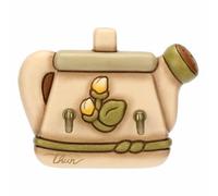 Thun - Porte-torchons 2 Crochets - céramique - Collection Country Bloom - 10,2 x 1,7 x 8 cm