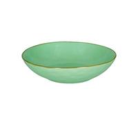 THUN Rose & Tulipes - Assiette Creuse Concert Vert Eau