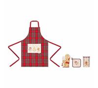 Thun - Set manique, Gant et Tablier avec boîte en étain Thunland-Apron 60x90 Glove 18x30 POT17x17