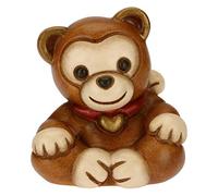 THUN - Tapis Minianimal Singe - Accessoires pour la Maison à Collectionner - Ligne Thunimals - Format Mini - Céramique - 5 x 4,1 x 5,5 cm