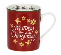 THUN - Tasse rouge en porcelaine Surprises de Noël