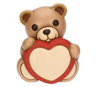 THUN Teddy avec cœur, Moyen, céramique, Collection Autre nouveauté 2025, 8,9 x 8,7 x 10,9 cm