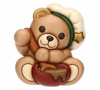 Thun - Teddy Chef en céramique, Moyen - Thunland - 9,7 x 8,9 x 10,5 cm