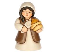 THUN - Vendeur d'épices Blanches en céramique, 4,9 x 4,6 cm, Hauteur 7,9 cm, Collection crèche Classique