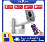 ThundeaL Nouveau projecteur Android 2K 4K TD80 Pro 750 Ansi WiFi 3D Home Cinéma TD80Pro Vidéo Beam Mini Projecteur Portable PK TD80W Android Version