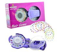 Thunder Bee Lot de pierres précieuses colorées pour cheveux Violet