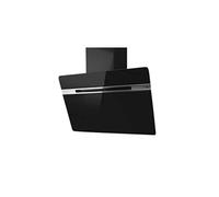 Thunder - Hotte - hotte décorative - largeur : 59.8 cm - extraction et recirculation (avec kit de recirculation supplémentaire) - verre noir