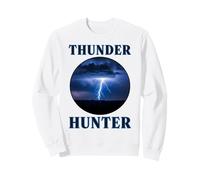 Thunder Hunter Lightning Storm Nature Scène Vêtements Sweatshirt