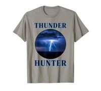 Thunder Hunter Lightning Storm Nature Scène Vêtements T-Shirt