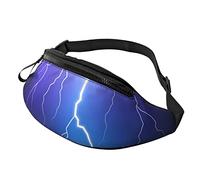 Thunder Storm Grand Sac Banane pour Homme, Cadeaux pour Le Sport, l'entraînement, Le Voyage, la Course à Pied, Le Sac de Taille décontracté