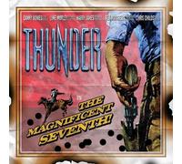 THUNDER - THE MAGNIFICENT SEVENTH CLEAR ORANGE/BLUE VINYL 2 VINYL LP NEUF
