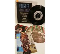 THUNDER - THUNDER a better man, 7 inch single, limited edition 3D sleeve, 2 postcards, BETTER1