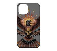 Thunderbird Mythologie amérindienne Oiseau du Sud-Ouest Zia Coque pour iPhone 12/12 Pro