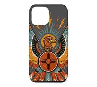 Thunderbird Mythologie amérindienne Oiseau du Sud-Ouest Zia Coque pour iPhone 12 Pro Max
