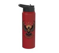 Thunderbird Mythologie amérindienne Oiseau du Sud-Ouest Zia Stainless Steel Insulated Water Bottle