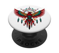Thunderbird Native American Tribal Art Kids Natives pour Enfants PopSockets PopGrip Adhésif