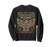 Thunderbird Spirit of The Northwest Indian American Graphic Sweatshirt