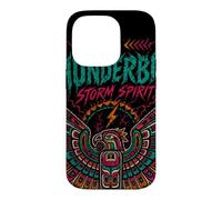Thunderbird Storm Spirit Style amérindien Punk Rock Art Coque pour iPhone 14 Pro