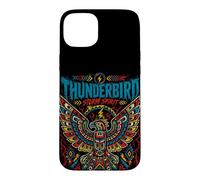 Thunderbird Storm Spirit Style amérindien Punk Rock Art Coque pour iPhone 15 Plus