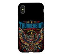 Thunderbird Storm Spirit Style amérindien Punk Rock Art Coque pour iPhone X/XS