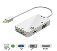 Thunderbolt 2 dock hub Mini Displayport à VGA HDMI adaptateur 4K Dvi convertisseur pour macbook Mac book pro Surface