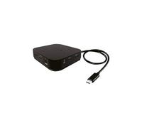 Station d'accueil PC portable I-tec Thunderbolt 3 Travel Dock Dual 4K Display + Power Delivery 60W - Station d'accueil - USB-C 3.1 / Thunderbolt 3 - HDMI, DP - 1GbE