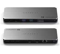 Dock Thunderbolt 4 - SATECHI - Satechi Dock - Chargement 96W - 4 écrans 4K - 12 ports