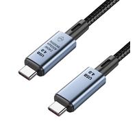 Thunderbolt 4 Kabel 2m, USB-C Thunderbolt 4, 40 Gbps High-Speed, USB 4.0,Kabel für Datenübertragung, 8K60Hz Videoausgang, Kompatibel mit MacBook, Dell, HP und mehr