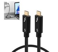 Thunderbolt 5 Câble Type-C, 80Gbps 240W Câble USB C vers USB C Prise en Charge Vidéo Simple 16K@30Hz et Double 6K/8K@60Hz pour MacBook, iPhone, Samsung Galaxy, 1M