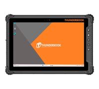 Thunderbook Spartan W100 Tablette robuste de 10'' avec protection IP65 et Windows, conçue pour les applications industrielles et extérieures.