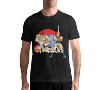 Thundercats Animated Series Shirt Mens Classic Crew Neck T-Shirt Cotton Short Sleeves Top Manches Courtes(Medium)