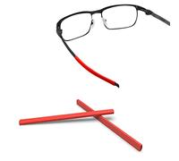 ThunderClap Chaussettes de rechange pour lunettes de soleil Oakley Tincup OX3184, Rouge, Taille Unique