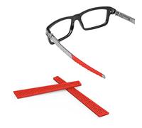 ThunderClap Earsocks Remplacement pour lunettes de soleil Oakley Currency, Rouge, Taille Unique