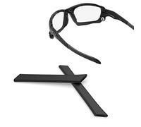 ThunderClap Earsocks Remplacement pour lunettes de soleil Oakley Wind Jacket, Noir , Taille Unique