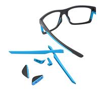 ThunderClap Kit de plaquettes de nez et de chaussettes en caoutchouc pour lunettes de soleil Oakley Mainlink/Mainlink XL OO9264, bleu ciel, Taille Unique