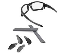 ThunderClap Kit de plaquettes de nez et de chaussettes en caoutchouc pour lunettes de soleil Oakley Split Jacket/Split Jacket, gris, Split Jacket/Split Jacket Vented
