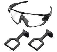 ThunderClap Lot de 2 crochets de rechange pour lunettes de soleil Oakley Jaw-breaker - Noir