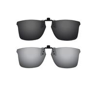 ThunderClap Lunettes de soleil polarisées à clipser compatibles avec Ray-Ban RB7047 56 mm/RX7047 56 mm pour homme et femme Protection UV