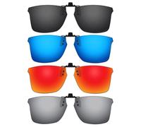 ThunderClap Lunettes de soleil polarisées à clipser compatibles avec Ray-Ban RB7047 56 mm/RX7047 56 mm pour homme et femme Protection UV