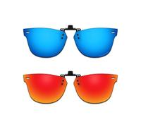 ThunderClap Lunettes de soleil polarisées à clipser compatibles avec Ray-Ban Wayfarer Ease RB4340V 50 mm pour homme et femme Protection UV