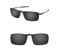 ThunderClap Lunettes de soleil polarisées à clipser pour Oakley Fuller OX3227 57 mm pour homme et femme, protection UV, Coque noire, Fuller OX3227 57mm