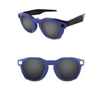 ThunderClap Lunettes de soleil polarisées à clipser pour Oakley Meta HSTN OW8002 51 mm pour homme et femme Protection UV, Coque noire, Meta HSTN