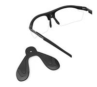 ThunderClap Plaquettes de nez de rechange pour lunettes de soleil Rudy Project Zyon, Noir , Taille Unique