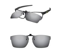 ThunderClap Polarized OX8174F Lunettes de soleil à clipser pour Oakley Hex Jector (A) OX8174F 56 mm pour homme et femme Protection UV, Gris ultime, Hex Jector (A) OX8174F 56mm