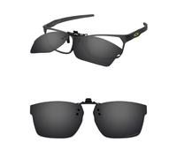 ThunderClap Polarized OX8174F Lunettes de soleil à clipser pour Oakley Hex Jector (A) OX8174F 56 mm pour homme et femme Protection UV, Coque noire, Hex Jector (A) OX8174F 56mm