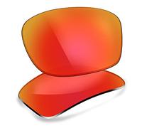 ThunderClap Verres de rechange en polycarbonate pour lunettes de soleil Oakley Fives Squared, Rouge pâle, Taille Unique