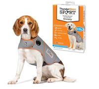 ThunderShirt Gilet apaisant pour Chiens, soulage l’anxiété, Style Sportif, Taille M, Gris Platine