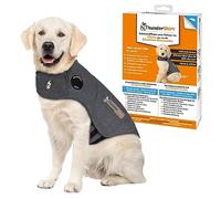 Thundershirt Gilet Relaxant pour Chiens. Rassure Lors de Situations stressantes. Méthode Douce et Naturelle. Existe en 5 Tailles. Gris.