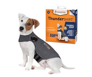 ThunderShirt Gilet relaxant pour Chiens. Rassure lors de situations stressantes. Méthode douce et naturelle. Existe en 5 tailles. Gris.